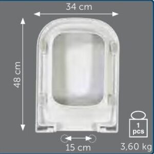 Copriwater Sedile wc per MEG (TD54) della GALASSIA
