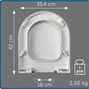 Copriwater Sedile wc per ZERO 50 della CATALANO