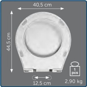 Copriwater Sedile wc per VERA 55 della AZZURRA