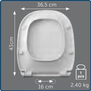 Copriwater Sedile wc per 500 della POZZI GINORI