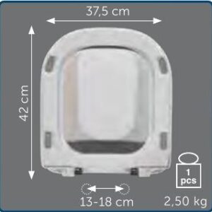 Copriwater Sedile wc per OASI (TD78) della DOLOMITE