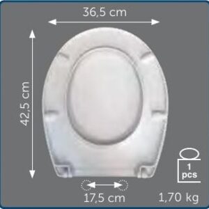 Copriwater Sedile wc per CALYPSO della VITRUVIT