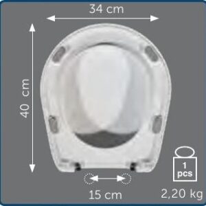 Copriwater Sedile wc per NORMAL 48 della AXA