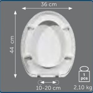 Copriwater Sedile wc per PRIMA della GLOBO