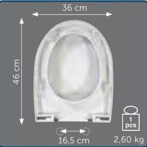 Copriwater Sedile wc per LOFT MAXI della HIDRA
