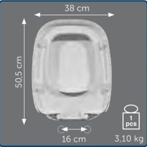 Copriwater Sedile wc per DIAL della HIDRA
