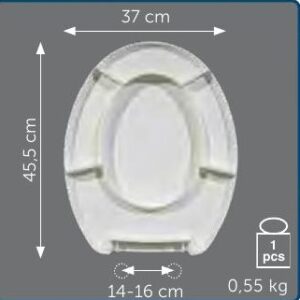 Copriwater Sedile wc per CALYPSO della VITRUVIT