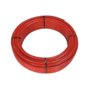 Rotolo tubo 50 mt multistrato pex-b/al/pex-b da 16 x2mm rivestito rosso